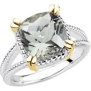 Ring Mounting for Cushion Stone