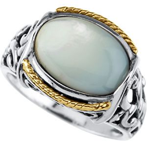 Genuine Mother of Pearl Ring