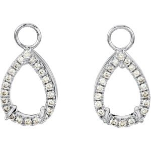 Diamond Semi-mount Dangles