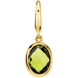Genuine Peridot Charm