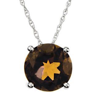 Genuine Smoky Quartz Pendant