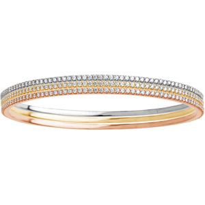 2 ct tw Stackable Diamond Bangle Bracelet