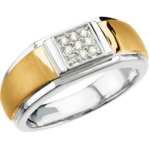 1/6 ct tw Men's Diamond Ring