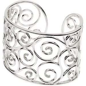 3/8 ct tw Diamond Cuff Bracelet