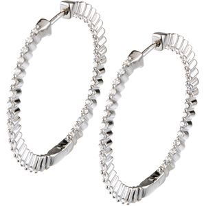 CZ Hoop Earrings