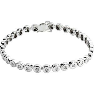 2 ct tw Diamond Tennis Bracelet 7 1/4