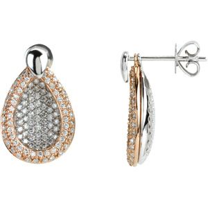1 5/8 ct tw Interchangable Diamond Earrings