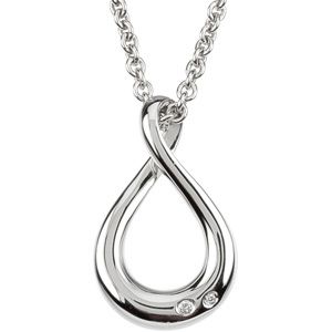 .015 ct tw Diamond Necklace