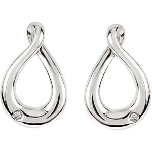 .015 ct tw Diamond Earrings