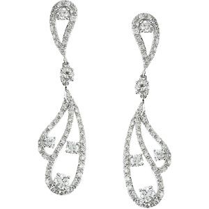 1 1/5 ct tw Diamond Earrings