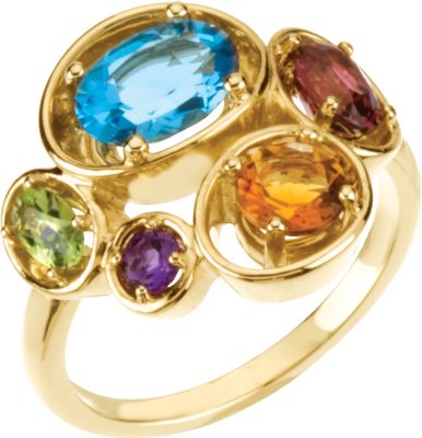 Ring Mounting for Multi Shape Gemstone