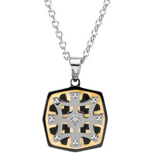 Ion Plated Pendant on a 18