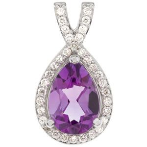 Diamond Semi-mount Pendant