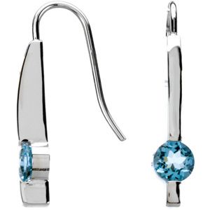 Linear Bar Earring Mounting 