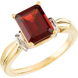 Genuine Mozambique Garnet Ring