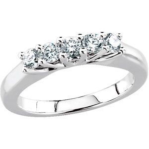 5-Stone Anniversary Band