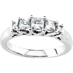 5-Stone Anniversary Band