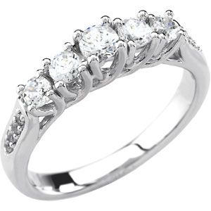 5-Stone Anniversary Band