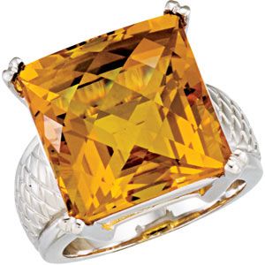 Genuine Citrine Ring