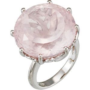 Genuine Rose Quartz Ring