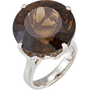 Genuine Smoky Quartz Ring