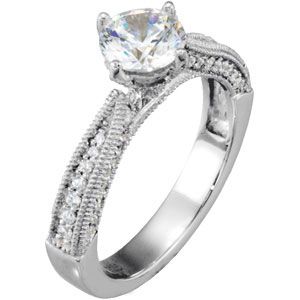 Semi-mount Engagement Ring or Band