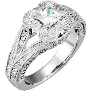 Semi-mount Engagement Ring or Band