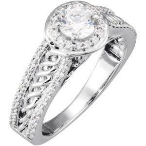 Semi-mount Engagement Ring or Band