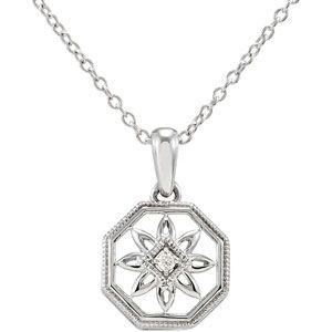 .02 ct tw Diamond 18