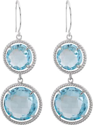 Round Shaped Dangle Earrings