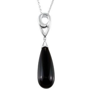 Genuine Onyx Pendant