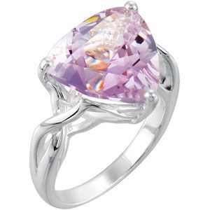 Genuine Rose De France Quartz Ring