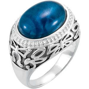 Genuine Opaque Apatite Ring