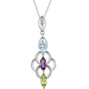 Multi Gemstone 18