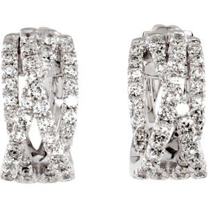 1 3/8 ct tw Diamond Earrings
