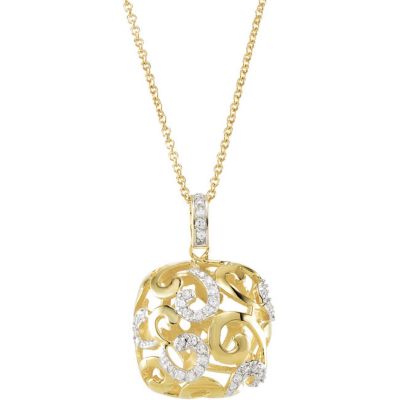 Sterling Silver CZ Necklace