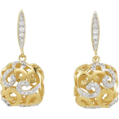 Sterling Silver CZ Earrings