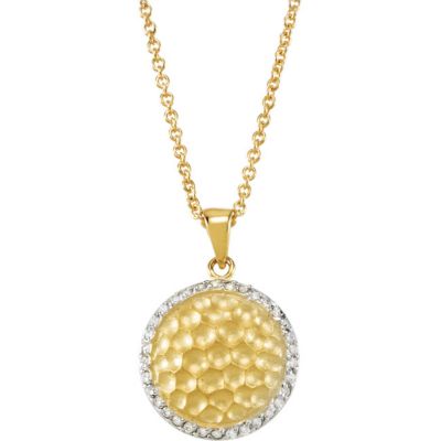 Sterling Silver CZ Necklace