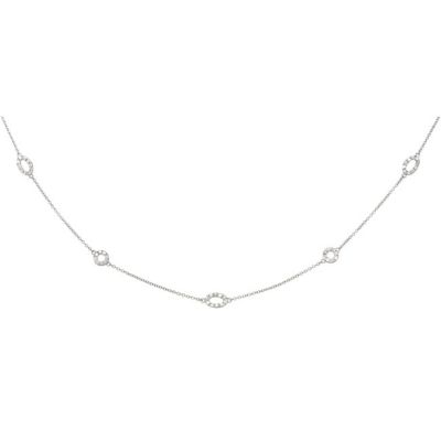 Sterling Silver CZ Necklace