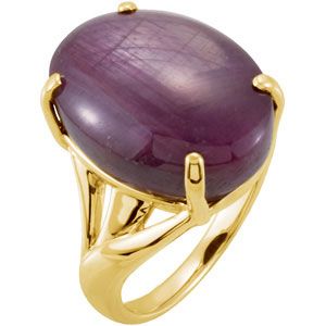 Genuine Star Ruby Ring