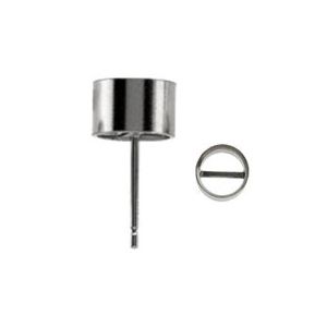 Tube Bezel Earring