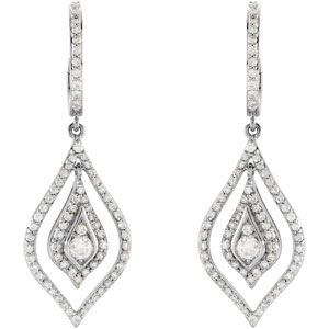 1 ct tw Diamond Earrings 