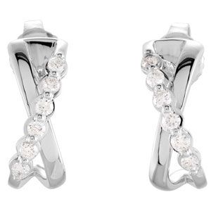1/4 ct tw Diamond Earrings 
