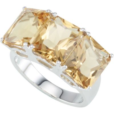 Sterling Silver Quartz Ring