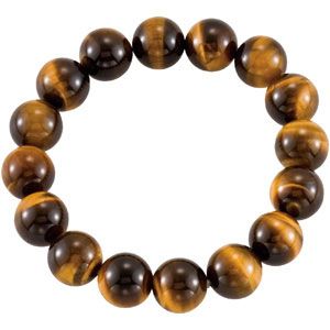 Genuine Tiger Eye Stretch Bracelet