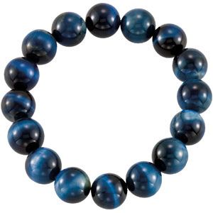 Genuine Blue Tiger Eye Stretch Bracelet
