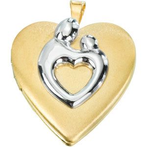 Heart Shaped Mother & Child&reg; Locket