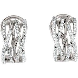 3/4 ct tw Diamond Earrings