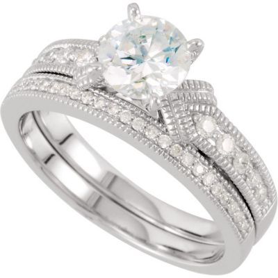 Semi-Mount Engagement Base or Matching Band