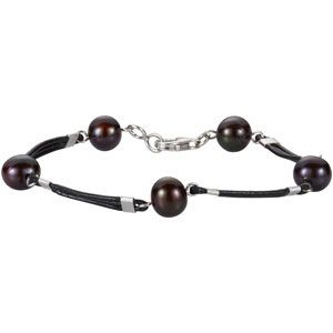Freshwater Cultured Black Pearl Bracelet
